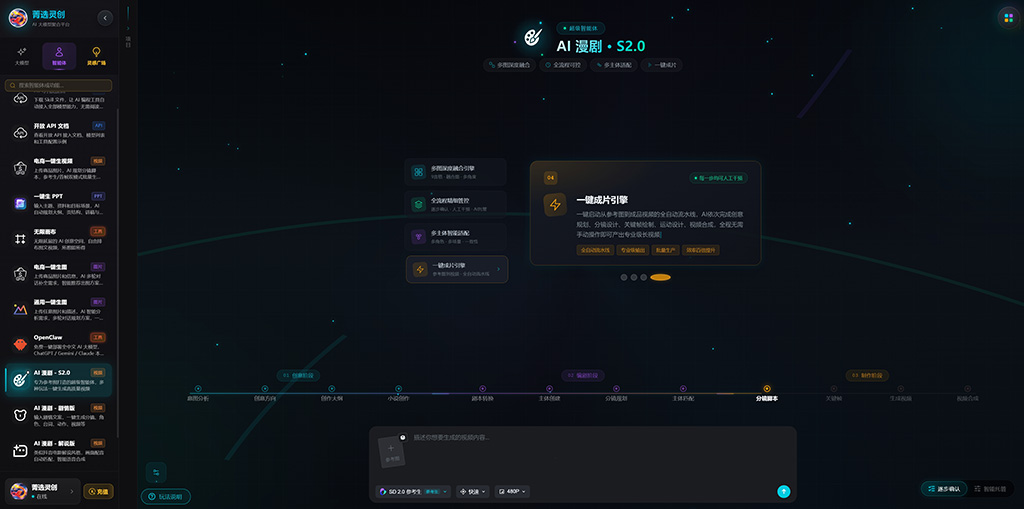 AI漫剧生成示意图